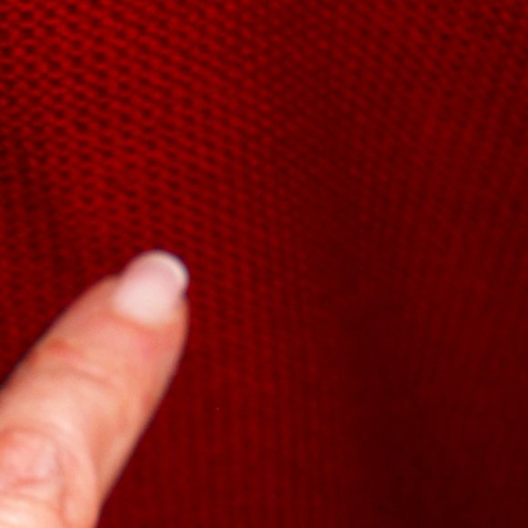 NWT Plenty Tracy Reese Anthropologie S Brick Red Appliqued Pullover Sweater - Picture 6 of 9